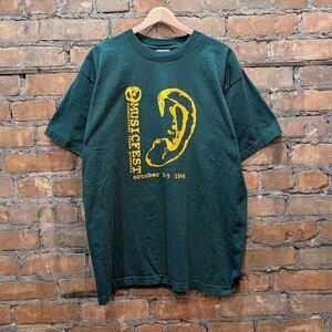 Vintage Foundations Forum Music Fest 1996 Big Ear Rare Festival Band Tshirt
